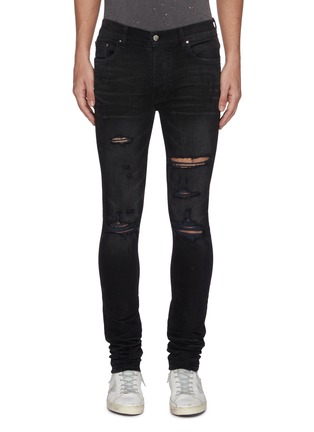 Main View - Click To Enlarge - AMIRI - 'Thrasher Plus' distressed skinny jeans