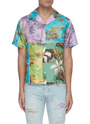 Main View - Click To Enlarge - AMIRI - Hawaiian patchwork shirt