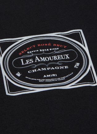  - AMIRI - Label print crewneck T-shirt