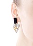 Figure View - Click To Enlarge - IOSSELLIANI - Crystal star badge earrings