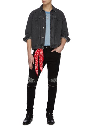 Figure View - Click To Enlarge - AMIRI - Washed Shotgun' distressed T-shirt