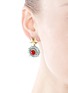 Figure View - Click To Enlarge - IOSSELLIANI - Starburst stud crystal earrings 