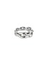 Main View - Click To Enlarge - DAVID YURMAN - Wellesley' diamond sterling silver chain link ring