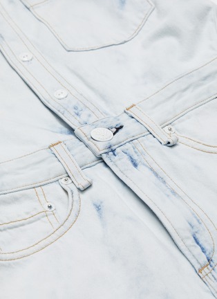 Detail View - Click To Enlarge - RAG & BONE - Acid wash short sleeve denim shirt dress