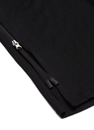 Detail View - Click To Enlarge - RAG & BONE - Zip slit hem sleeveless rib knit midi dress