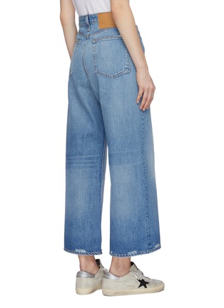 Back View - Click To Enlarge - RAG & BONE - Ruth light wash ankle wide leg jeans