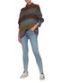 Figure View - Click To Enlarge - RAG & BONE - 'Cate' frayed hem skinny jeans