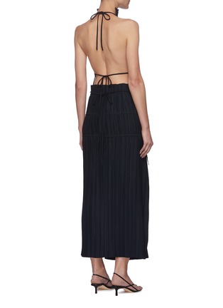 Back View - Click To Enlarge - DION LEE - Tiered plissee sleeveless top