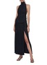 Figure View - Click To Enlarge - DION LEE - Tiered plissee sleeveless top