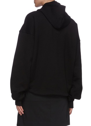 Back View - Click To Enlarge - DION LEE - Chain gathered front hoodie