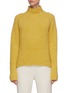 Main View - Click To Enlarge - PETAR PETROV - Boucle turtleneck cropped sweater