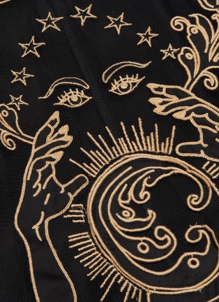 Detail View - Click To Enlarge - ZIMMERMANN - 'Ladybeetle Fortune' graphic embroidered tulle mini dress