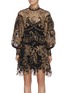 Main View - Click To Enlarge - ZIMMERMANN - 'Ladybeetle Fortune' graphic embroidered tulle mini dress