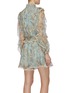 Back View - Click To Enlarge - ZIMMERMANN - 'Ladybeetle' paisley floral print frill detail silk playsuit
