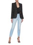 Figure View - Click To Enlarge - L'AGENCE - 'El Matador' crop slim jeans