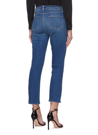 Back View - Click To Enlarge - L'AGENCE - 'Nadia' kick flare crop jeans