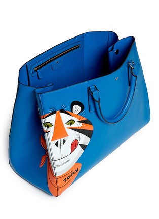 Detail View - Click To Enlarge - ANYA HINDMARCH - 'Ebury Maxi Featherweight Frosties' leather tote