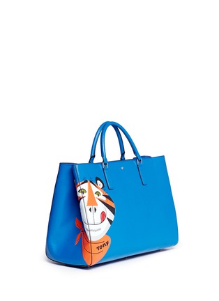 Figure View - Click To Enlarge - ANYA HINDMARCH - 'Ebury Maxi Featherweight Frosties' leather tote