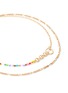 Detail View - Click To Enlarge - GAVIRIA - Friendship crystal 18k gold plated necklace