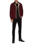 Figure View - Click To Enlarge - SAINT LAURENT - Check plaid shearling lining shirt jacket