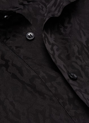  - SAINT LAURENT - Leopard print tunic shirt