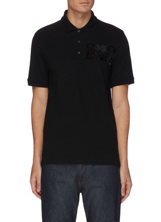Main View - Click To Enlarge - VALENTINO GARAVANI - 'Good Lover' sequin embellished cotton pique polo