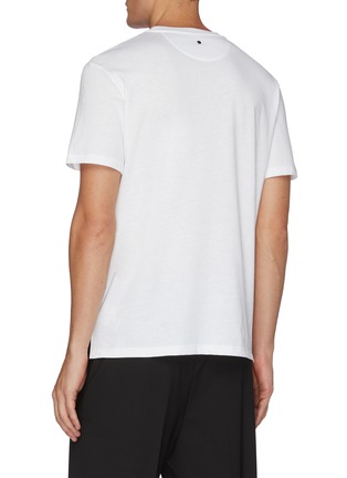Back View - Click To Enlarge - VALENTINO GARAVANI - 'Bad Lover' tonal patch cotton T-shirt
