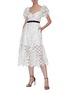 Figure View - Click To Enlarge - SELF-PORTRAIT - Daisy lace midi dress