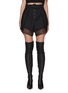 Main View - Click To Enlarge - SELF-PORTRAIT - Tailored lace trim shorts