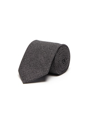 Main View - Click To Enlarge - STEFANOBIGI MILANO - Square embroidered wool tie