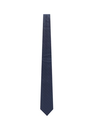 Figure View - Click To Enlarge - STEFANOBIGI MILANO - Water drop embroidered silk tie