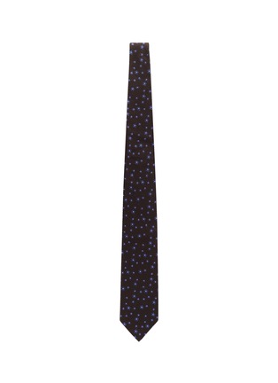 Figure View - Click To Enlarge - STEFANOBIGI MILANO - Floral print silk wool blend tie