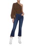 Figure View - Click To Enlarge - MOTHER - 'The Insider' frayed hem crop jeans