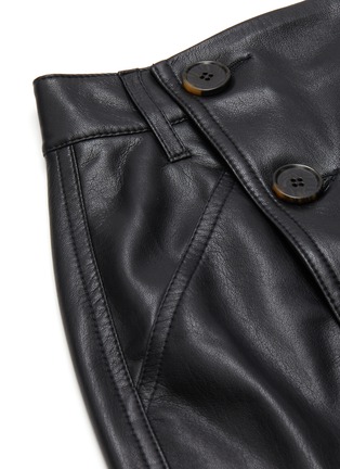 Detail View - Click To Enlarge - NANUSHKA - 'Bebe' vegan leather mini skirt