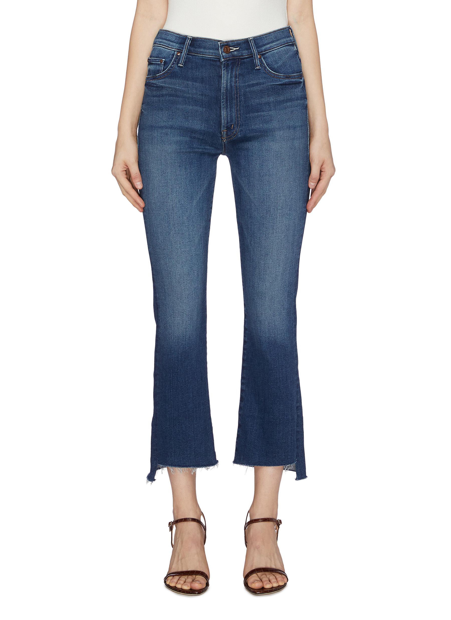 bootcut cropped jeans