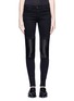 Main View - Click To Enlarge - J BRAND - Hewson leather-panel pants