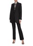 Figure View - Click To Enlarge - PHILOSOPHY DI LORENZO SERAFINI - Roll up leg suiting pants