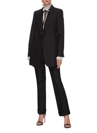 Figure View - Click To Enlarge - PHILOSOPHY DI LORENZO SERAFINI - Single breasted tailored jacket