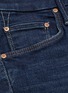  - MOTHER - 'The Looker MR' Frayed dark wash skinny jeans