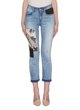 Main View - Click To Enlarge - HELLESSY - 'Mcaulay' patchwork jeans