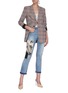 Figure View - Click To Enlarge - HELLESSY - 'Mcaulay' patchwork jeans