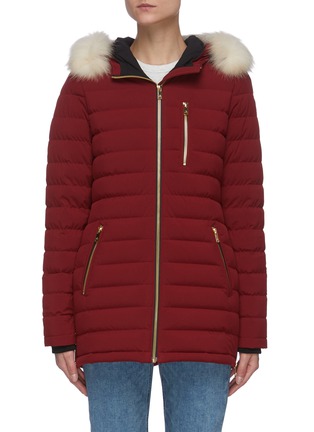 Main View - Click To Enlarge - MOOSE KNUCKLES - 'Roselawn' active flex fox fur trim goose down jacket