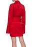 Back View - Click To Enlarge - HELLESSY - 'Jana' open collar long sleeve mini dress