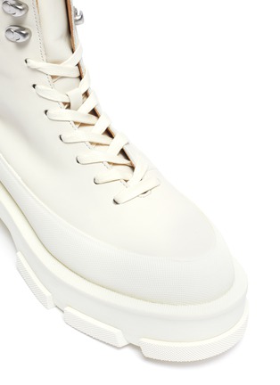 Detail View - Click To Enlarge - BOTH - Gao' leather platform combat boots