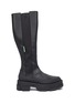 Main View - Click To Enlarge - BOTH - Gao' chunky sole stretch leather knee high boots