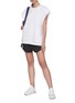 Figure View - Click To Enlarge - ADIDAS BY STELLA MCCARTNEY - Elastic waist running shorts