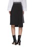 Back View - Click To Enlarge - TIBI - 'Auguste' houndstooth flap midi skirt