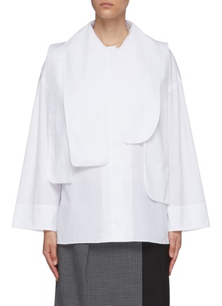 Main View - Click To Enlarge - TIBI - 'Miles' Flapped shirt