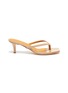 Main View - Click To Enlarge - FABIO RUSCONI - Patent leather thong sandals