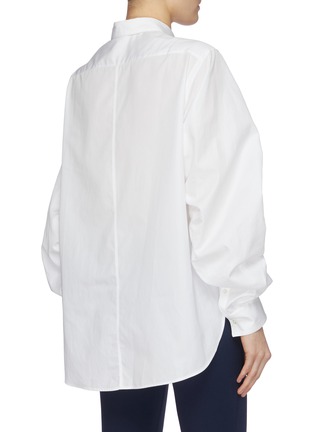 Back View - Click To Enlarge - 3.1 PHILLIP LIM - Gathered sleeve shirt